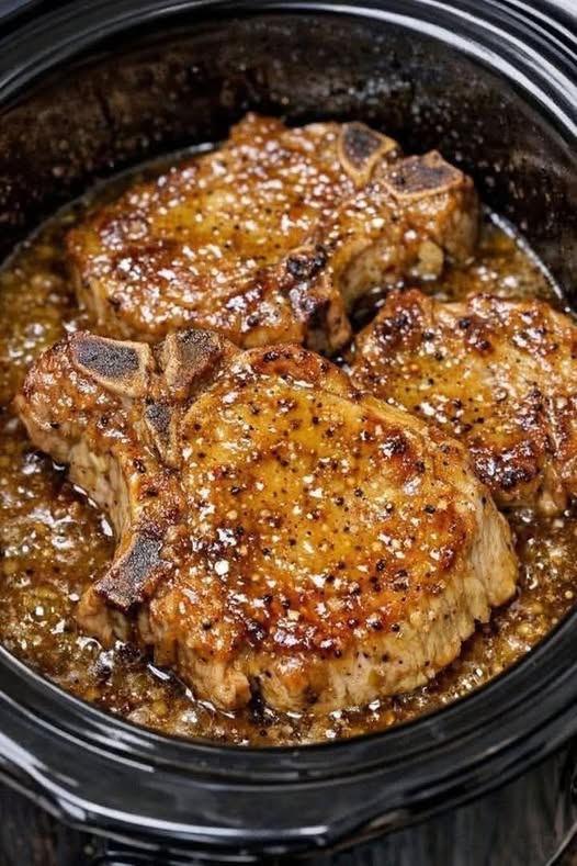 Auntie’s 4-Ingredient “Secret” Sweet & Tangy Pork Chops